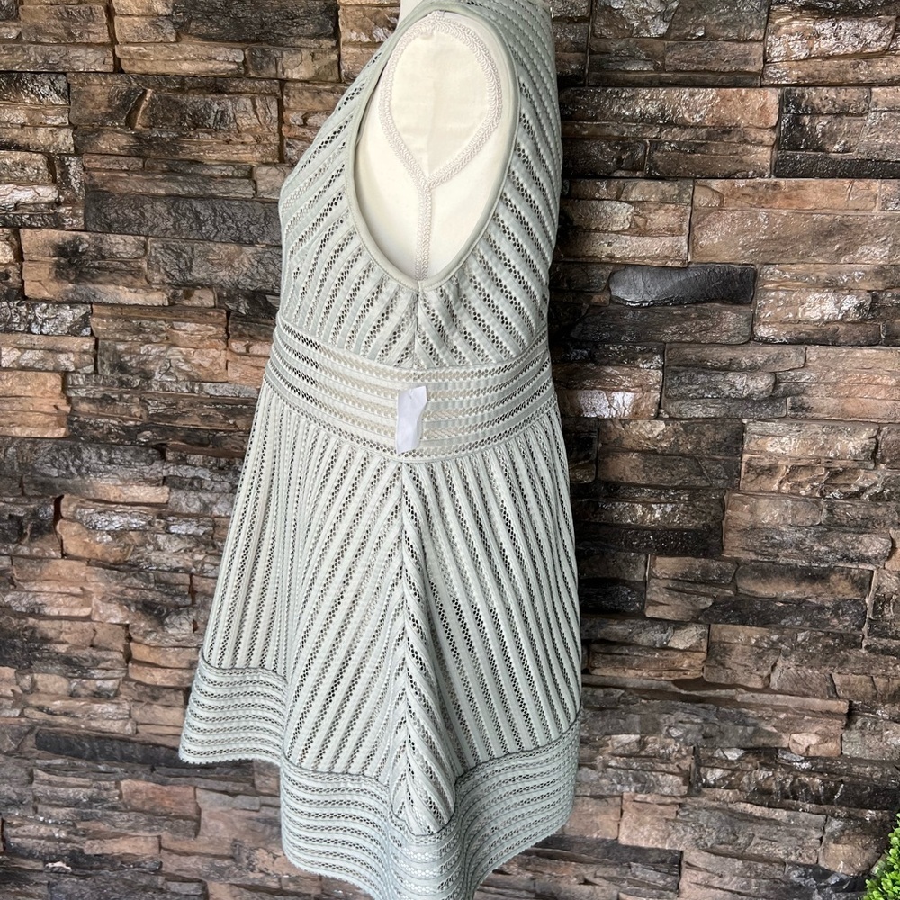 Charlotte Russe Light Green Patterned Mini Dress - Picture 3 of 12
